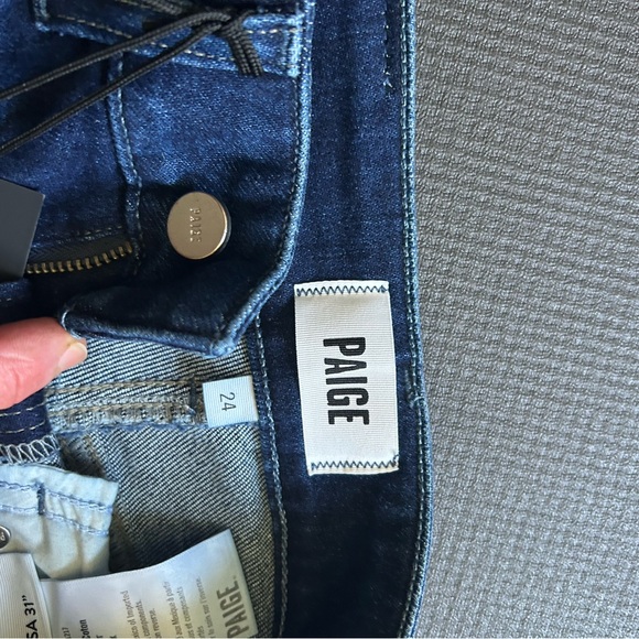 PAIGE PAIGE Women's Anessa High-Waist Wide-Leg Jeans - Picture 13 of 14